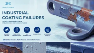 Read more about the article Industrial Coating Failures: Causes, Troubleshooting & Prevention in OEM Manufacturing